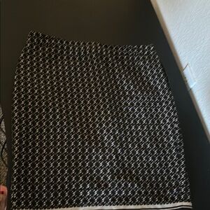 The Limited Black and Silver Mini Pencil Skirt for Cocktail